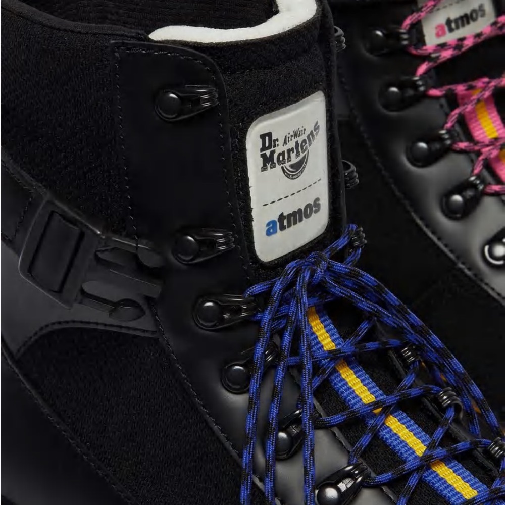 π€ππ©· ATMOS X DR MARTENS COMBS TECH ATMOS BLACK BOOTS MENS 8 WMNS 9 ππ©·π€ - Picture 15 of 16
